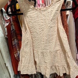 Cute high neck universal thread tank top